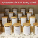 Glass Spice Jars with Bamboo Lids - 20 Pcs Thicken(2.4mm) 6oz Airtight Seasoning Containers with 131 Waterproof Minimalist Spice labels Preprinted - Small herb Jars for Pantry Organization and Storage by CozyNest Decor