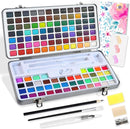 Tavolozza Fine Arts Watercolor Paint Set, 128 Colors Paint with Water Brush Pens and Drawing Pencil - Ideal for Painting, Drawing, and Art Supplies for Kids and Adults - Perfect Starter Kit by TinyTreasures Baby Boutique