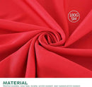 Surmente Red Tablecloth for Round Tables, 120-inch Round Table Cloths for Weddings, Banquets, or Restaurants by CozyNest Decor