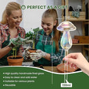 Plant Watering Globes-4pcs Self Watering Planter Insert,Plant Watering Devices,Glass Watering Bulbs for Indoor Plants,Mushroom Watering Globes,Top-Fill Watering by GreenHaven Gardens