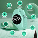 Kids Watches for Girls Boys Digital Sport Watch with Step Counter Pedometer Vibration Alarm Clock, No App Waterproof Fitness Tracker Kids Watch Boys Girls Teens Students Ages 5-16 by TinyTreasures Baby Boutique