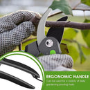 Pruning Shears for Gardening 8.6 inch Steel Garden Clippers with Safety Lock Handheld Gardening Shears Ergonomic Non Slip Plant Clippers Tools for Flowers Branches by GreenHaven Gardens