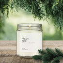 1OAK Soy Wax Candles (Fresh Pine) - Pine Candle - Soy Candles for Home Scented - Long Burning Premium - Hand-Poured (7oz.) by CozyNest Decor
