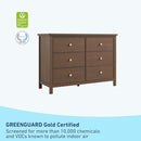 Graco Sasha 6 Drawer Dresser (Hazelnut) – GREENGUARD Gold Certified, Wood Storage for Nursery or Kids’ Room, Safe Interlocking Drawer System & Easy Assembly with Pre-Installed Tracks by TinyTreasures Baby Boutique
