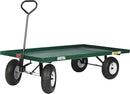 Millside Industries Steel Flatbed Garden Wagon - 800-Lb. Capacity, 60in.L x 36in.W, Model Number 04775 by GreenHaven Gardens