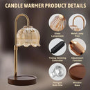 GEEZO Fragrance Candle Warmer Lamp，Electric Candle Warmer with Timer & Dimmer，Mom Christmas Birthday Gifts for Women, House Warming Gifts New Home Bedroom Decor by CozyNest Decor