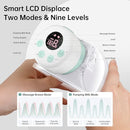 TSRETE Double Wearable Breast Pump, Electric Hands-Free Breast Pumps with 2 Modes, 9 Levels, LCD Display, Memory Function Rechargeable with Massage and Pumping Mode 24mm Flange-Green by TinyTreasures Baby Boutique