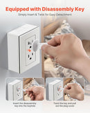 VEVOR Outlet Covers, 70 Pack, Plug Covers for Electrical Outlets, Secure Electric Socket Protector Caps with Shock Prevention, Easy Installation, Insulated ABS, for Home Wall Power Sockets, White by TinyTreasures Baby Boutique