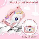 Kids Camera, Toys for Toddlers Age 3-8 Year Old Girl Christmas Birthday Gifts, Children Digital Camera with Cartoon Soft Silicone Cover and 32GB Card (Sakura Pink) by TinyTreasures Baby Boutique