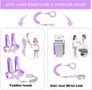 Toddler Leash for Walking, Toddler Safety Harnesses Leashes, Safety Harness with Lock for Kids, Anti Lost Wrist Link for Toddlers ，Upgrade with Reflective Tape Liner（6.5ft）for Kids by TinyTreasures Baby Boutique