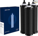 GLACIER FRESH Replacement for BB9-2 Black Purification Water Filter, Compatible with Berkey® BB9-2 Black Filters and Berkey® Gravity Water Filter System, 3 Pack by CozyNest Decor