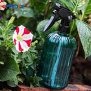 OFFIDIX Glass Spray Bottle, Plant Mister with Adjustable Nozzle 0.4L/13.5oz Pressure Watering Can Handheld Spray Bottle for Outdoor Indoor Plants and Cleaning Work (Blue) by GreenHaven Gardens