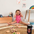 bee smart Wooden Memory Game - Matching Memory Game for Kids 3 and Up, 16Pcs | Educational Toy for Preschool Toddlers Board Games (Monsters) by TinyTreasures Baby Boutique