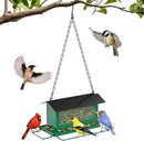 Bird Feeder for Outdoor Hanging, Large Squirrel Proof Birdfeeders w/ 14 Feeding Ports - Heavy Duty Metal Bird Feeders for Outside Hanging, 4 Lb Large Capacity Birdfeeder to Attracting Birds by GreenHaven Gardens