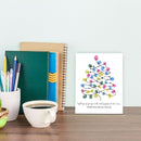 SHLINCO Thank You Teacher Gift, Suitable for Kindergarten, Elementary School and Junior High School Classroom Souvenirs, Fingerprint Art Canvas DIY, Year-End Gift for The Class Teacher by TinyTreasures Baby Boutique
