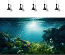 Underwater Aquarium Background Under The Sea Fish Tank Background Ocean Floor Green Aquatic Plants Aquarium Backgrounds Deep Sea Sunray Tropical Fish Aquarium Tank Backgrounds 36x20in by GreenHaven Gardens