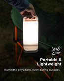 Camping Lantern, solar Lanterns, 6000mAh Rechargeable Light 2-in-1 Dimmable Outdoor Waterproof Gear with USB Charging – lanterns for power outages Hurricane, Hiking, Fish, Emergency, and Home by CozyNest Decor