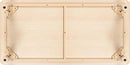 Flash Furniture Wren Adjustable Classroom Activity Table for School and Home, Plastic Activity Table for Kids, 23.625" W x 47.25" L, Natural by CozyNest Decor