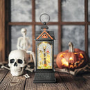 Halloween Snow Globe Lantern, Spooky Ghost Halloween Decor, Plug-in & Battery Operated Snow Globes for Halloween Decorations Indoor by CozyNest Decor