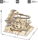 ROKR 3D Wooden Puzzles Marble Run Set - Mechanical Model Kit for Adults DIY Roller Coaster Toys Gifts for Boys/Girls (Marble Parkour) by TinyTreasures Baby Boutique