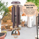 36inch Personalized Wind Chimes, Memorial Wind Chimes for US Veteran, Wind Chime for Loss of Loved Dad/Mom, Sympathy Memorial Gifts, Thank You Veteran Solider by CozyNest Decor