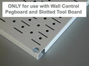 Wall Control Metal Pegboard Organizer - 4' Standard Tool Storage Kit, Black - Includes Pegboard Paper Towel Holder & Dowel Rod Shelf Assembly by GreenHaven Gardens