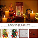 House & Garden Decoration,Christmas Lantern with 8 Pieces of Music,Sparkling Crystal Keep Circling Around The Snowman Families Music Box as a (Christmas Child) by CozyNest Decor