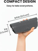 Cleer Scene Wireless Bluetooth Speaker, Simple Fast Pairing, Waterproof IPX7, 12Hrs Play time, Deep Bass, Built-in Mic, Powerful Portable Speakers, for Outdoor & Party, Home, Grey by TinyTreasures Baby Boutique