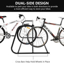 Commercial Floor Bike Rack Stand-10 Bike Rack,Dual Slot Size and Dual-Side Design,Premium Steel, Superior Stability, Suitable for Various Locations,Black by GreenHaven Gardens