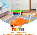 JOYIN Turtle Balance Stepping Stones, 6 Pcs Kids Turtle Jumping Stones Steps Stones Up to 265 Ibs, Toddler Obstacle Course Coordination Game Toys for Ages 3 Years and UP Indoor or Outdoor Play by TinyTreasures Baby Boutique