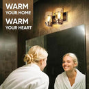 Bathroom Vanity Light Fixtures, Black Gold Vanity Lights for Bathroom 2 Lights,Gold Brushed Wall Sconce(Bulbs not Included) by CozyNest Decor