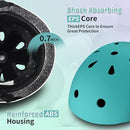 Adjustable Kids Bike Helmet with Knee & Elbow Pads Set, Color Gradient Design for Boys and Girls Aged 3-14+, for Skateboarding, Scooter, Roller & Inline Skating, Longboard by TinyTreasures Baby Boutique