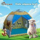 Kids' Alpaca Tent - Fun Pop-Up Playhouse for Boys and Girls - Easy Setup, Indoor/Outdoor Adventure Tent - 47" x 47" x 43" by TinyTreasures Baby Boutique