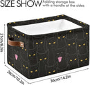 Cat Rectangular Storage Basket Organizer Bin Shelf Baskets For Clothes Gifts For Home Office Dorm by GreenHaven Gardens