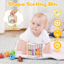 Montessori Toys for Babies 6-12 Months, 8 in 1 Soft Sensory Toddler Bath Toys for Babies, Montessori for 1 Year Old by TinyTreasures Baby Boutique