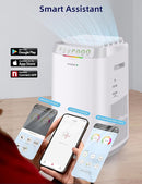 Nuwave OxyPure ZERO Air Purifier with Washable and Reusable Bio Guard Tech Air Filter, Large Room Up to 2002 Ft², Air Quality Monitor, 0.1 Microns, 100% Capture Irritants like Smoke, Dust, Pollen by TinyTreasures Baby Boutique