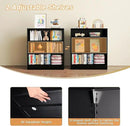3-Tier Metal Open Shelf Bookcase, Bookcase with Adjustable Shelves, Floor Standing Book Shelf, Freestanding Display Storage Shelves, Curio Cabint Display Case for Small Places/Living Room/Corner by CozyNest Decor