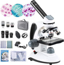 40X-2000X Microscopes for Kids Students Adults, with Microscope Prepared Slides 30p, Microscope Accessories, Phone Adapter, Microscopes for School Laboratory Home Education by TinyTreasures Baby Boutique