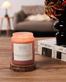 M&SENSE Rose Oud Wood Soy Candles 2 Wick, Large Scented Candles 19.4oz 110 Hour Long Lasting Burn Non Toxic Natural Luxury Aromatherapy Gifts for Women & Relaxing Spa Yoga by CozyNest Decor