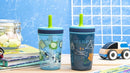 Zak Designs Campout and Camping Kelso Tumbler Set, Leak-Proof Screw-On Lid with Straw, Bundle for Kids Includes Plastic and Stainless Steel Cups with Bonus Sipper, 3pc Set, Non-BPA,15 fl oz by TinyTreasures Baby Boutique