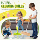 Kids Cleaning Toy Set,Mini Spray Mop Montessori Toys Pretend Play Cleaning Tool for Toddlers with Spray Mop & Kids Broom Dustpan Set Cleaning Toys Gift for Toddlers Girls Boys Age 3+ by TinyTreasures Baby Boutique