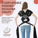 Acrabros Baby Wrap Carrier,Hands Free Baby Carrier Sling,Lightweight,Breathable,Softness,Perfect for Newborn Infants and Babies Shower Gift,Black by TinyTreasures Baby Boutique