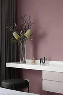Dimoon 78.7''x17.7'' Pink Peel and Stick Wallpaper Contact Paper Modern Self Adhesive Wall Paper Removable Renter Friendly Textured Solid Color Shelf Cabinet Vinyl Roll (78.7''x17.7'',Grey Pink) by GreenHaven Gardens