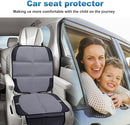 Car Seat Protector 2 Pack Baby Car Seat Covers with Mesh Pockets & Non-Slip Backing 600D Durable Seat Protector Under Baby Car Seat (Gray, Standard) by TinyTreasures Baby Boutique
