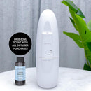 Scent Better Plug in Essential Oil Waterless Diffuser for Home, Hotel, Spa, Office with 500 sq ft Coverage - Includes Free Linen Breeze (White) by TinyTreasures Baby Boutique