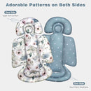 Upgraded Infant Car Seat Insert, 2-in-1 Reversible Baby Car Seat Head Support with 3 Strap Covers, All Seasons Newborn Car Seat Insert and Baby Carseat Cushion for Stroller, Swing, Rocker, Bassinets by TinyTreasures Baby Boutique