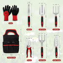 Gardening Tool Set, 8 Pieces Aluminum Heavy Duty Gardening Kit with Ergonomic Handles, Gardening Bag, Ideal Gardening Tool Set - Gifts for Men and Women by GreenHaven Gardens