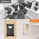 Lifewit 2 Pack Over Door Laundry Hamper, Large Collapsible Hanging Laundry Hamper, Hanging Laundry Basket Bag for Bathroom Bedroom Dirty Clothes Storage Organizer, Dark Gray by CozyNest Decor