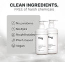 FREY Concentrated Liquid Laundry Detergent | Formulated for Sensitive Skin & HE Washers | Removes Stains Effectively | 50 Loads per Bottle (2-pack Unscented) by CozyNest Decor