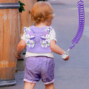 Accmor Toddler Harness Leash + Anti Lost Wrist Link, Kids Butterfly Harnesses With Children Leashes, Cute Baby Leash Walking Assistant Wristband Strap Tether for Girls Outdoor (Purple) by TinyTreasures Baby Boutique